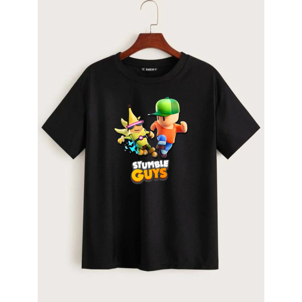 Camiseta Basica Infantil Stumble Guys Unissex Feminina Masculina Jogo Game Infantil do 02 ao 14 Game Jogos Online Camisa