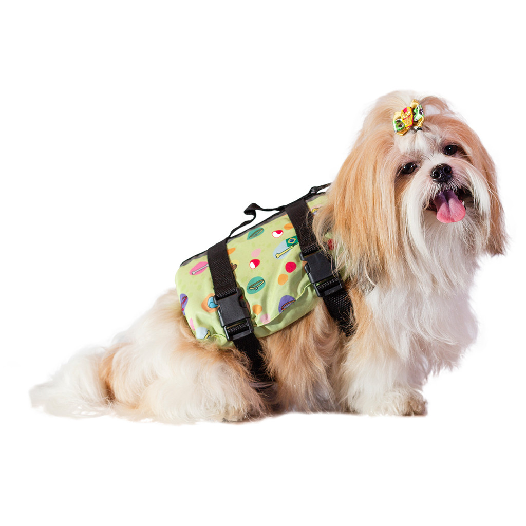 Colete Salva-vidas Pet Pro Tork Safe Life Cachorro Médios Grandes 18 a 36kg Flutuante Praia Piscina