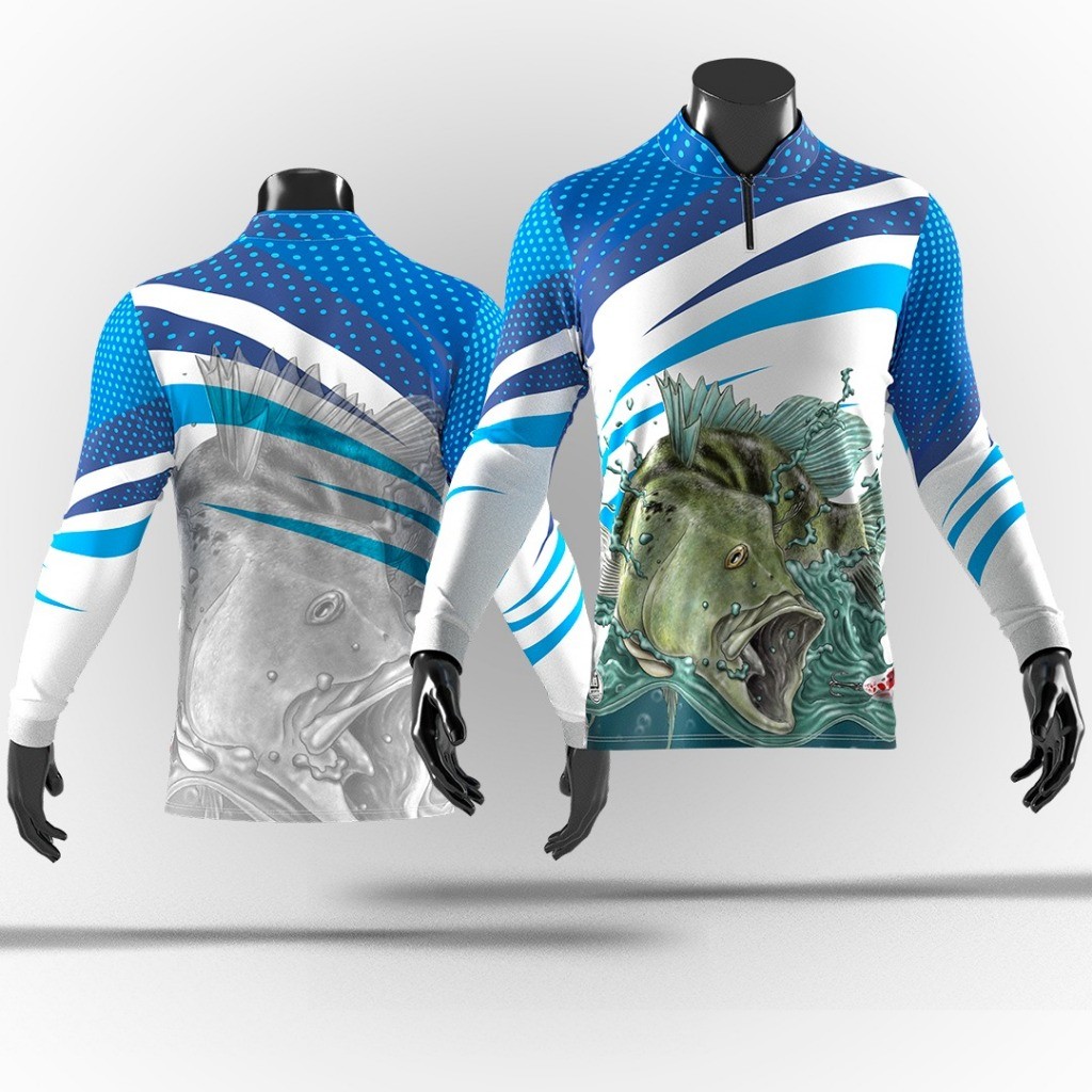 Camiseta Tucunaré Peixe Pescaria Manga Longa Diversos Modelos Proteção Solar Pesca Esportiva