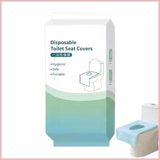 Capas de Assento Sanitário Descartáveis, 10 Unidades, Folhas Grandes 16x24 Polegadas, Capas Portáteis para Adultos