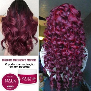 MÁSCARA TONALIZANTE MATIZADORA MARSALA MATIZ ULTIMATE 250G VIVANCE COSMETICS em Oferta na Shopee