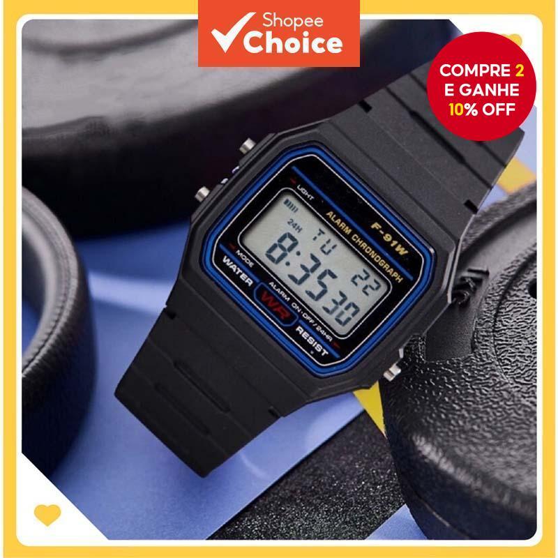 Esportes Colorido Masculino Digital Pulseira De Borracha Relógio Multifuncional Uso Diário Ao Ar Livre Na Moda Versátil em Oferta na Shopee