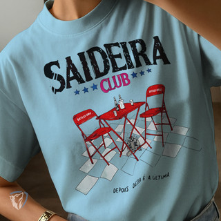 Camiseta Unissex Estampa Saideira Club Humor de Boteco🍻🎉- Camisa 100% em Algodão - Envio Imediato😁- Spyke Shop