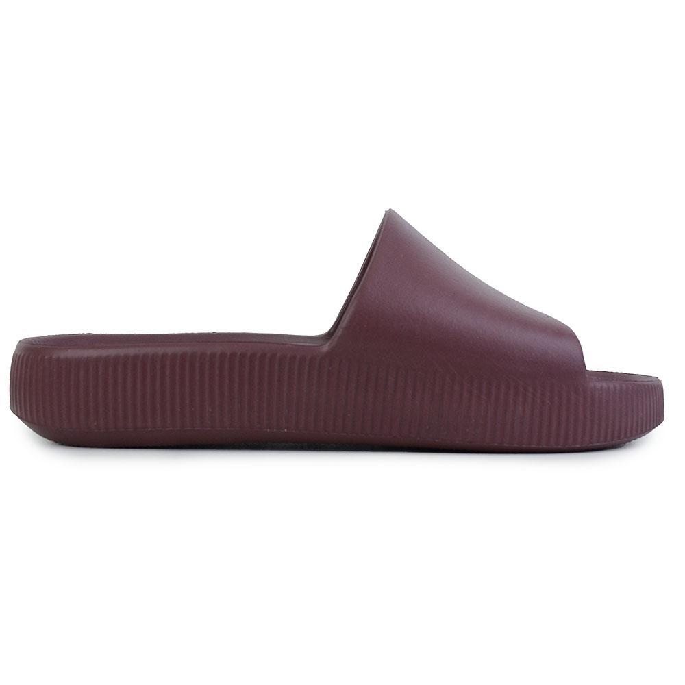 Chinelo Feminino Usaflex Slide Plataforma Mocca Bordô - AG05