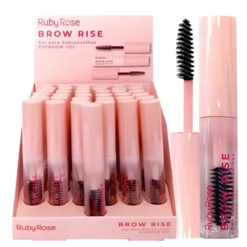 Box c/36 Rímel Ruby Rose GEL INCOLOR PARA SOBRANCELHAS BROW RISE RUBY ROSE HB-E2503