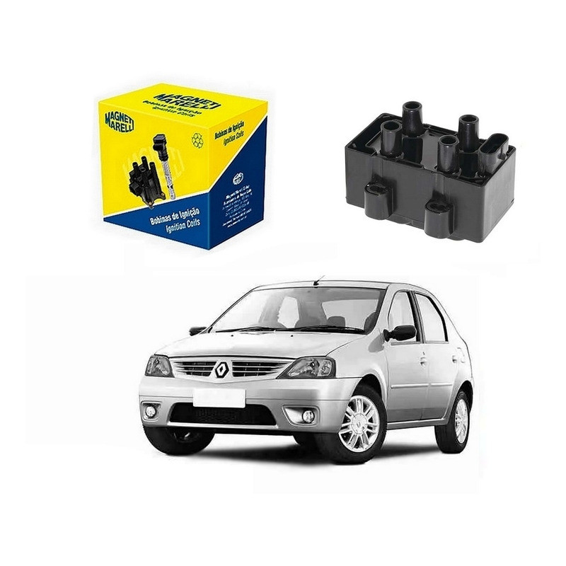 Bobina De Ignição Marelli Logan 1.6 8v 2007 A 2013