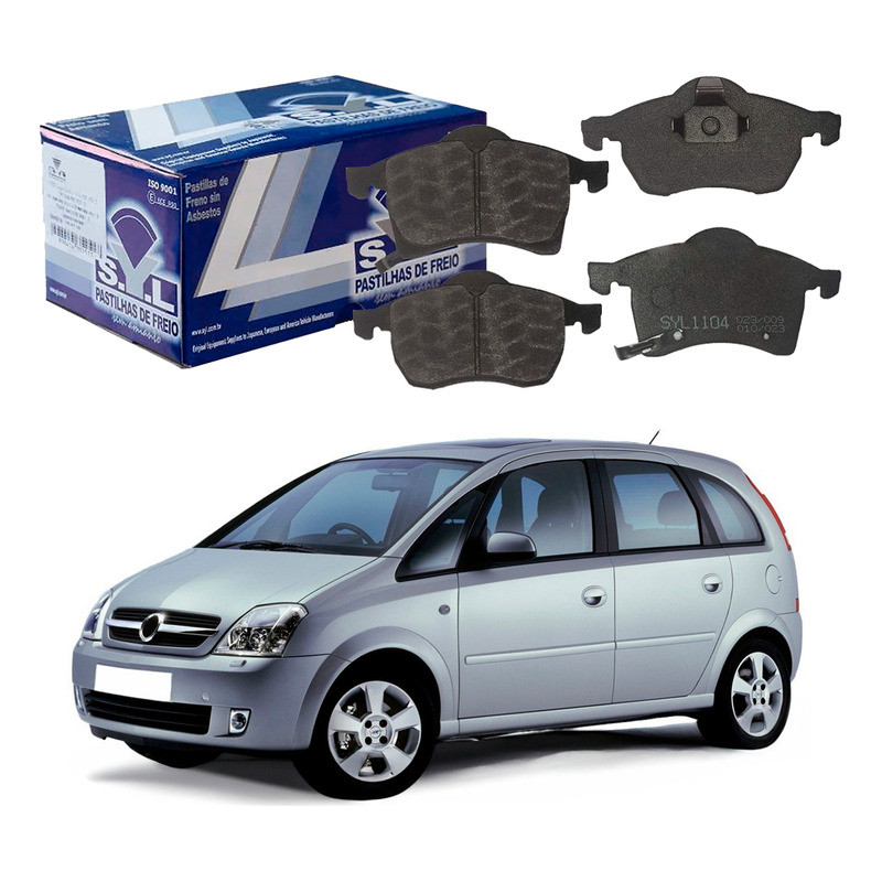 Pastilha Freio Dianteira Meriva 1.8 Aro 15 2003 A 2008