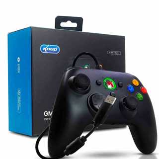 Controle De Xbox 360 Com Fio USB Joystick Jogo Para Video Game e PC Vibração Dupla Botões Macros em Oferta na Shopee