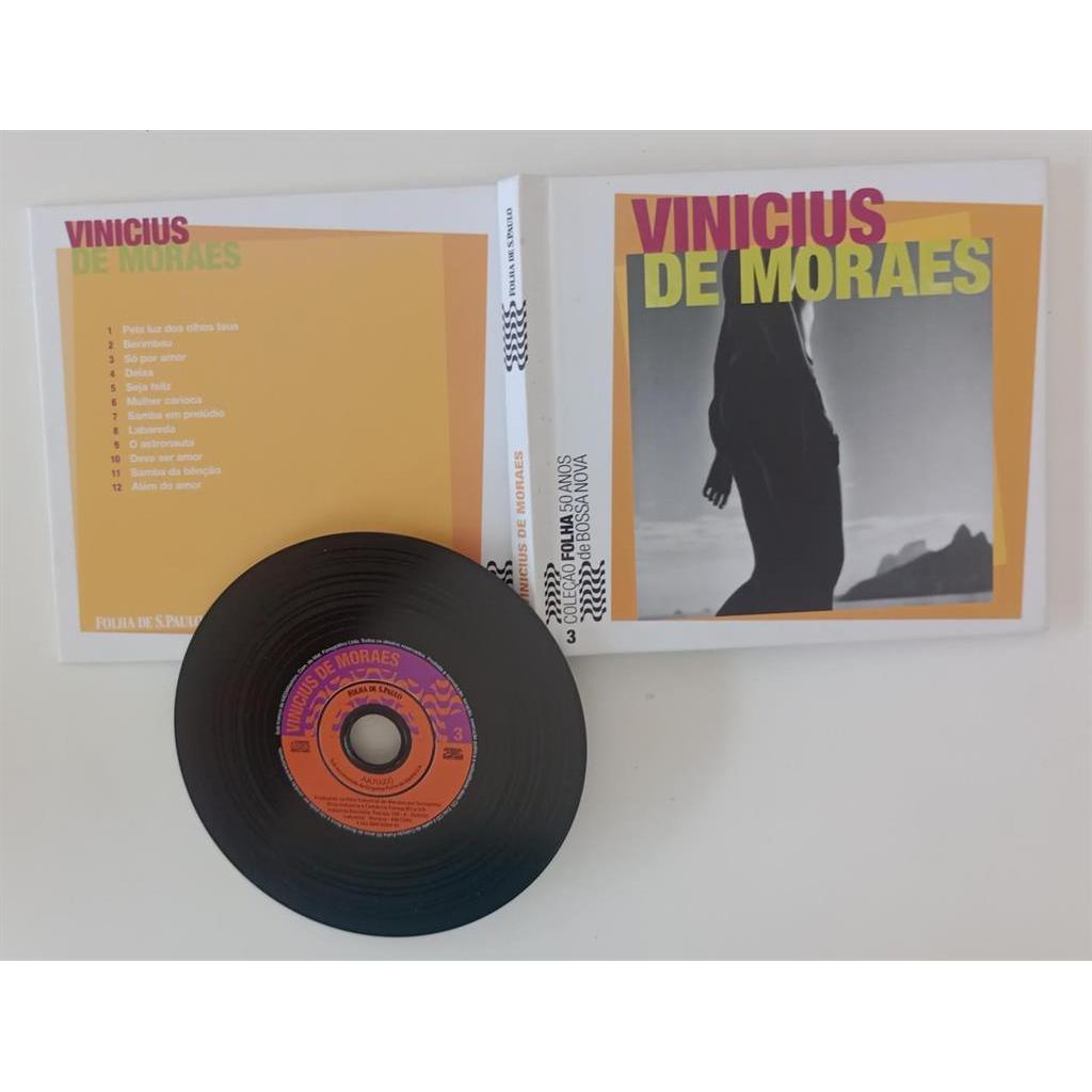 CD VINICIUS DE MORAES COLEÇÃO 50 ANOS DE BOSSA NOVA 3 - VINICIUS DE MORAES