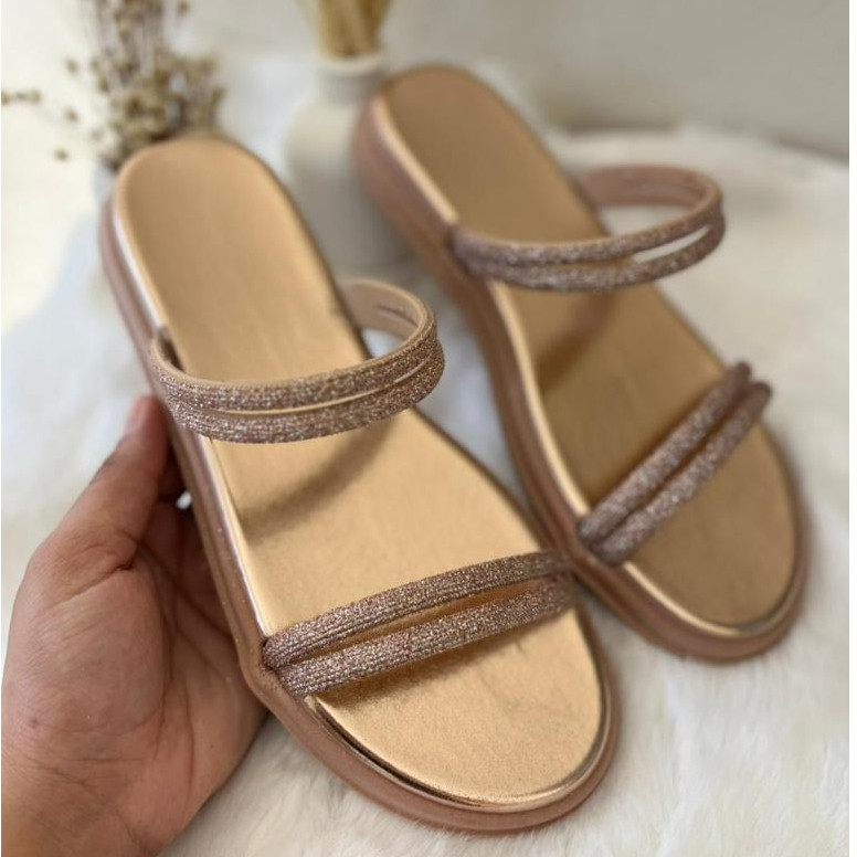 Sandália Feminina INFANTIL FLAT Palmilha Confortável Moda Premium Lançamento em Oferta na Shopee