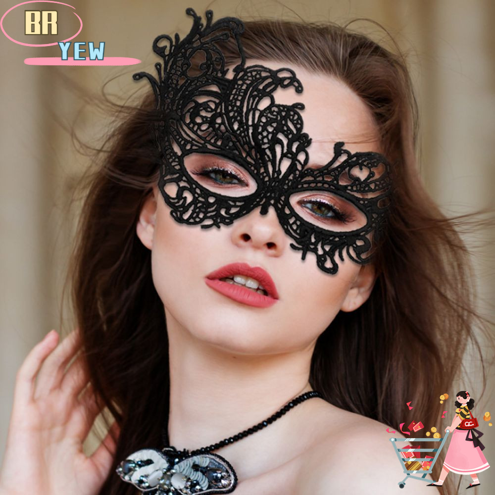 YEE Máscara Facial De Renda Para Festa/Carnaval/Baile/Dança / em Oferta na Shopee