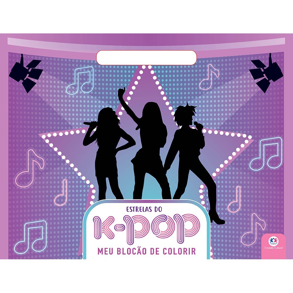 Livro Estrelas do K-Pop - Meu blocão de colorir