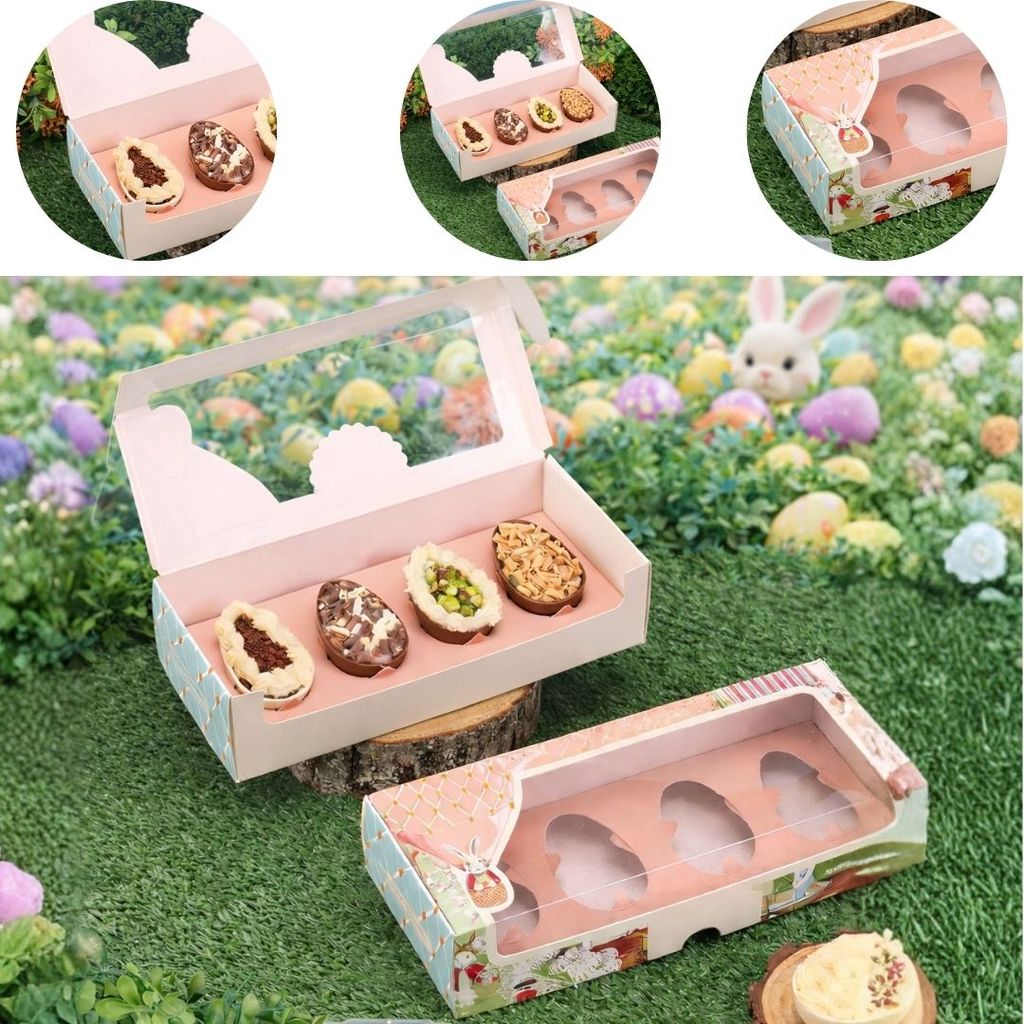 10 CAIXA COM VISOR P/ 4 MINI OVOS 50G VILA ENCANTADA 5508 ( PASCOA JANGO 2026 ) em Oferta na Shopee