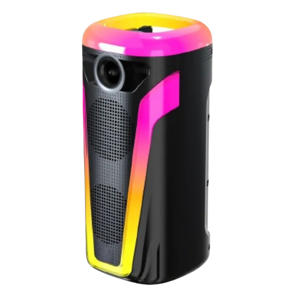Caixa de Som Bluetooth 50W LED Portátil TWS Multimídia Xtrad