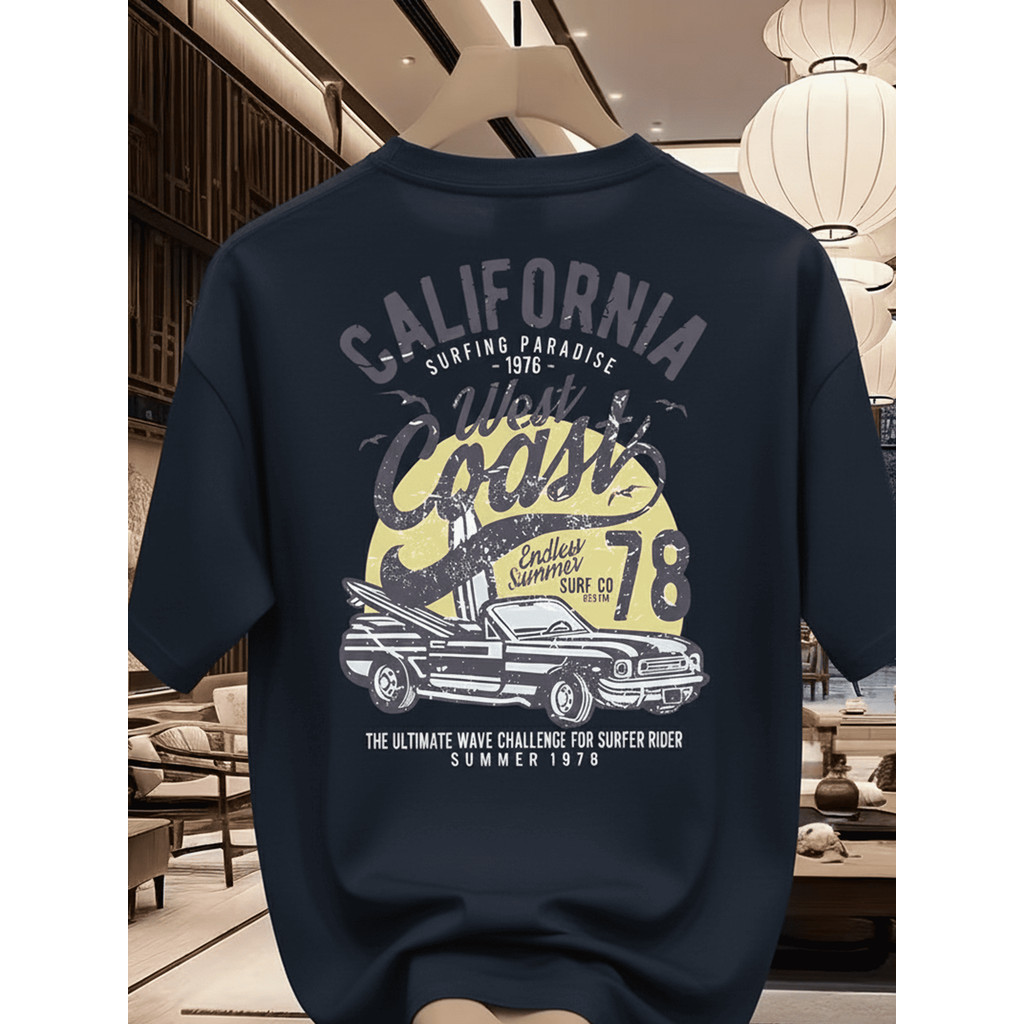 Tshirt Feminina Surf California Things Estilosa Estampada Lançamento Camiseta 100% Algodão Camisetão Camisa-Estampaê