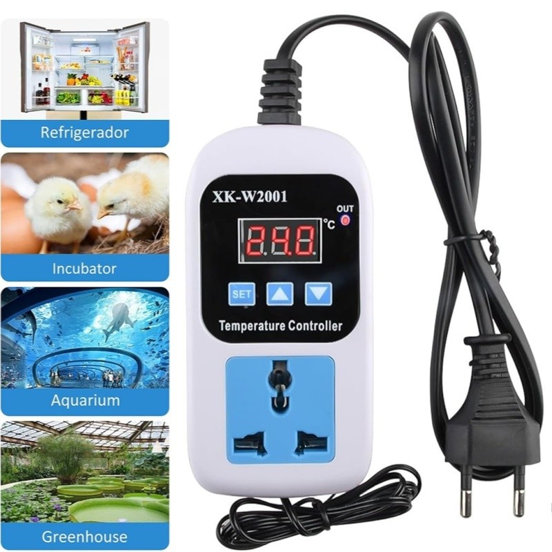 Controlador Temperatura Digital Termostato 110/220v Xk-w2001