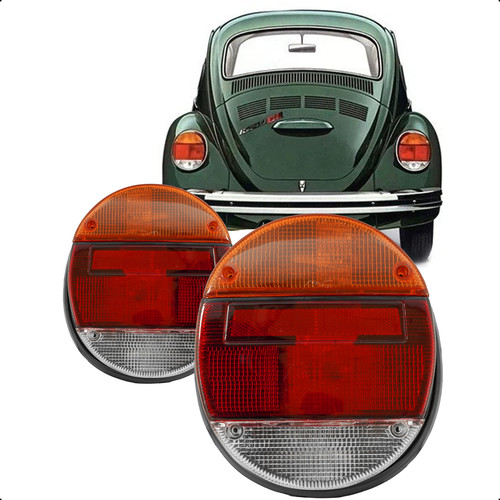 Lanterna Traseira Fusca Fafa 1976 1977 1978 A 1996 Tricolor