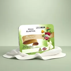 Massa Elástica - Branca - 250g - 1 unidade - Arcolor - Rizzo