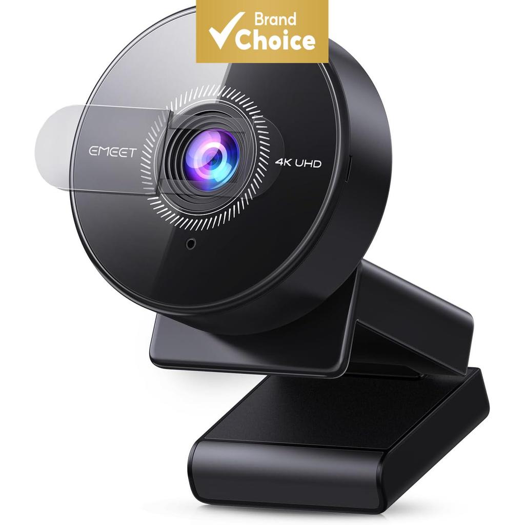 Câmera Web 4K Emeet C950 Microfone Pc, 70° de Visão Reuniões/Aulas Online/Zoom — R$ 136,31 em Shopee, 39% OFF
