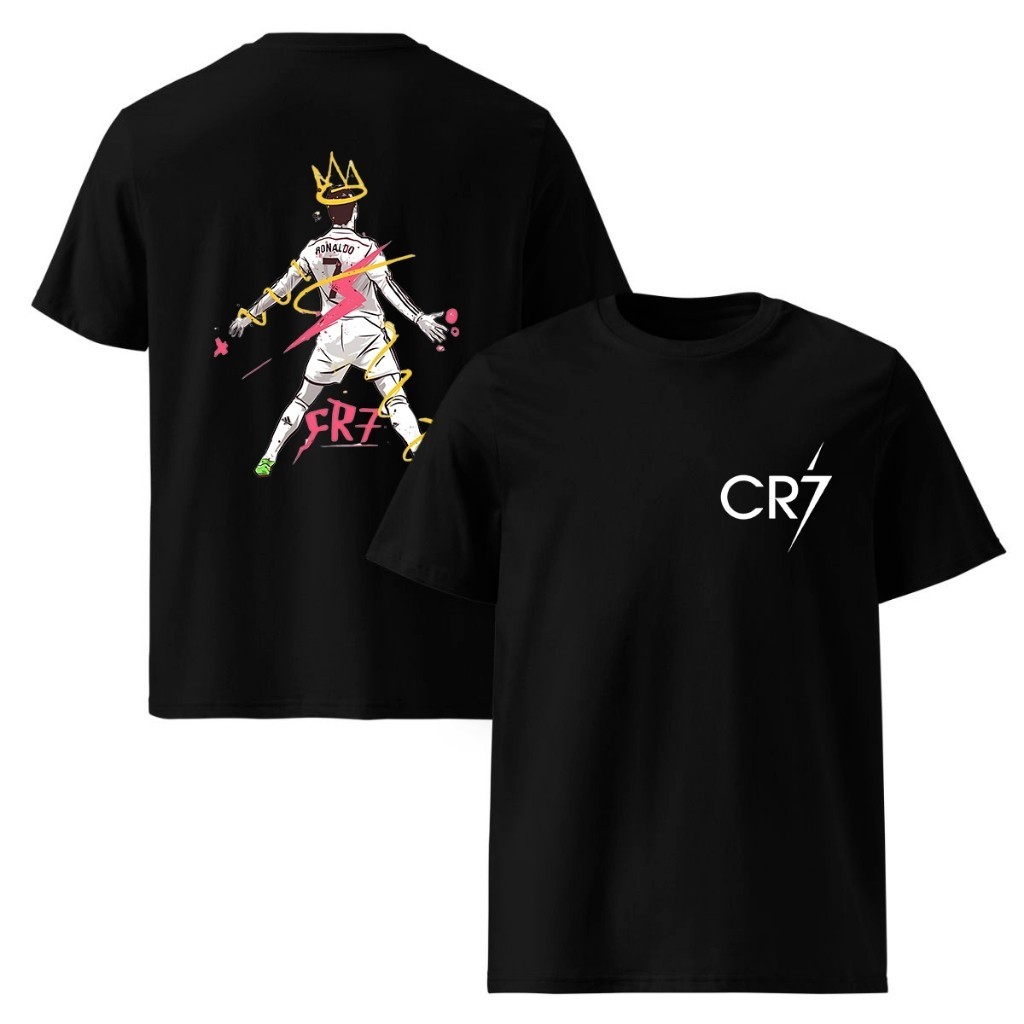 Camiseta Cristiano Ronaldo CR7 Futebol Unissex Infantil Adulto Menino Menina Envio Imediato Plus Size