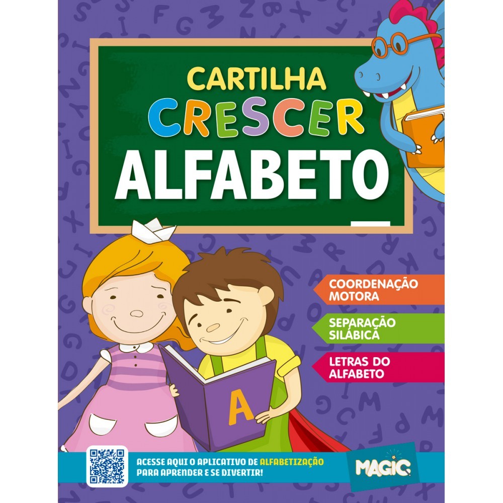 Livro Cartilha Crescer - Alfabeto