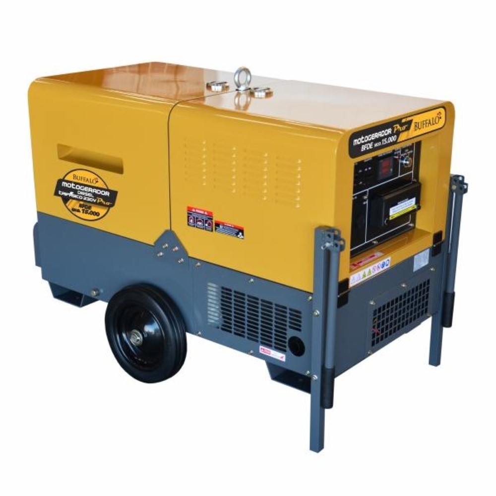 Motogerador Diesel Buffalo 15KVA Trif 380V P.elétrica