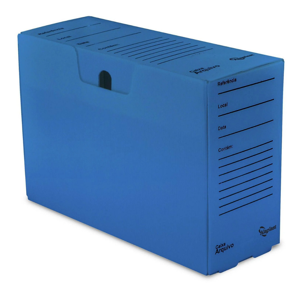 10 Arquivo Morto Azul Plástico Polionda em Oferta na Shopee