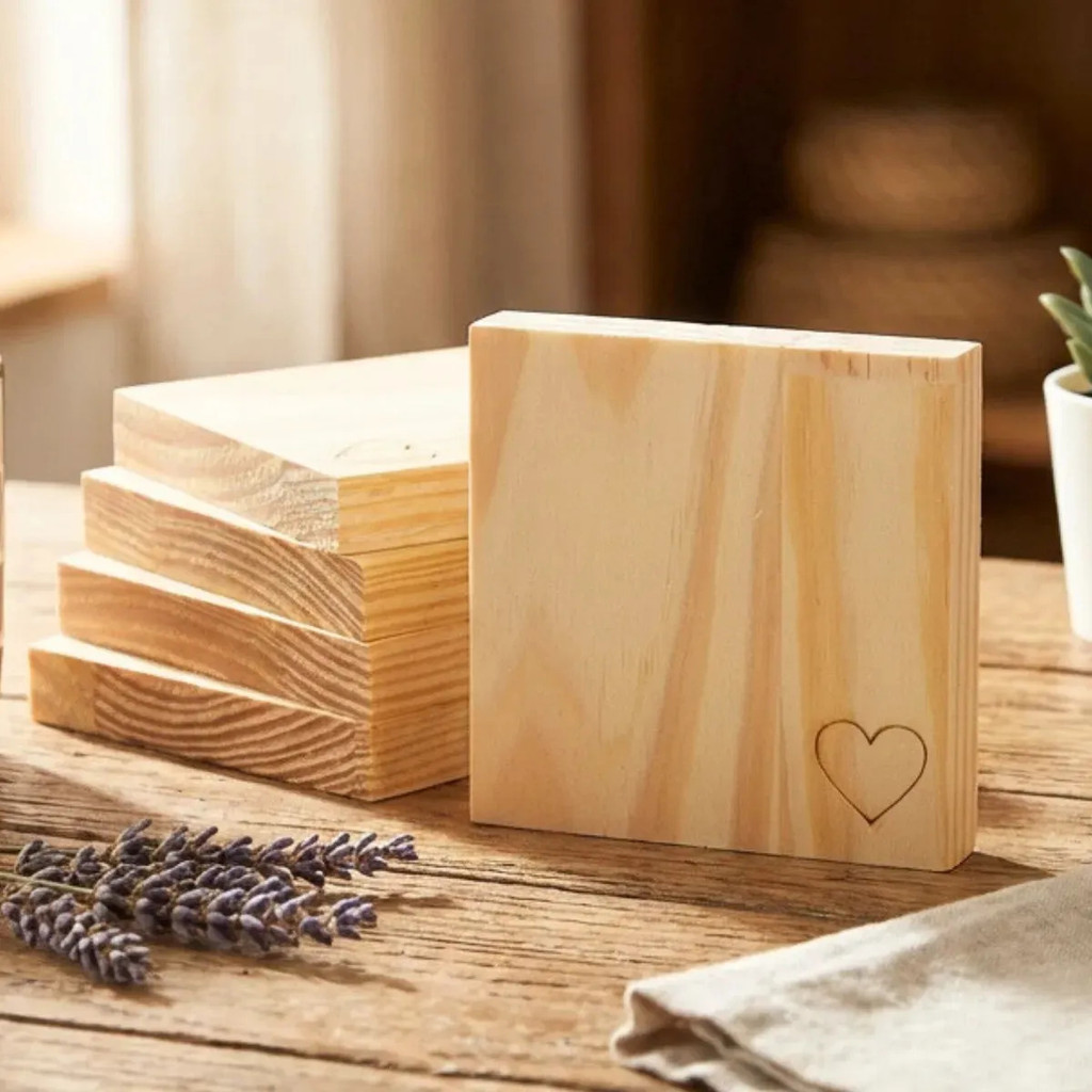 Kit Jogo de Pires Madeira Pinus Porta Xícara Café Chá Mesa Posta Cantinho do Café Porta Copo