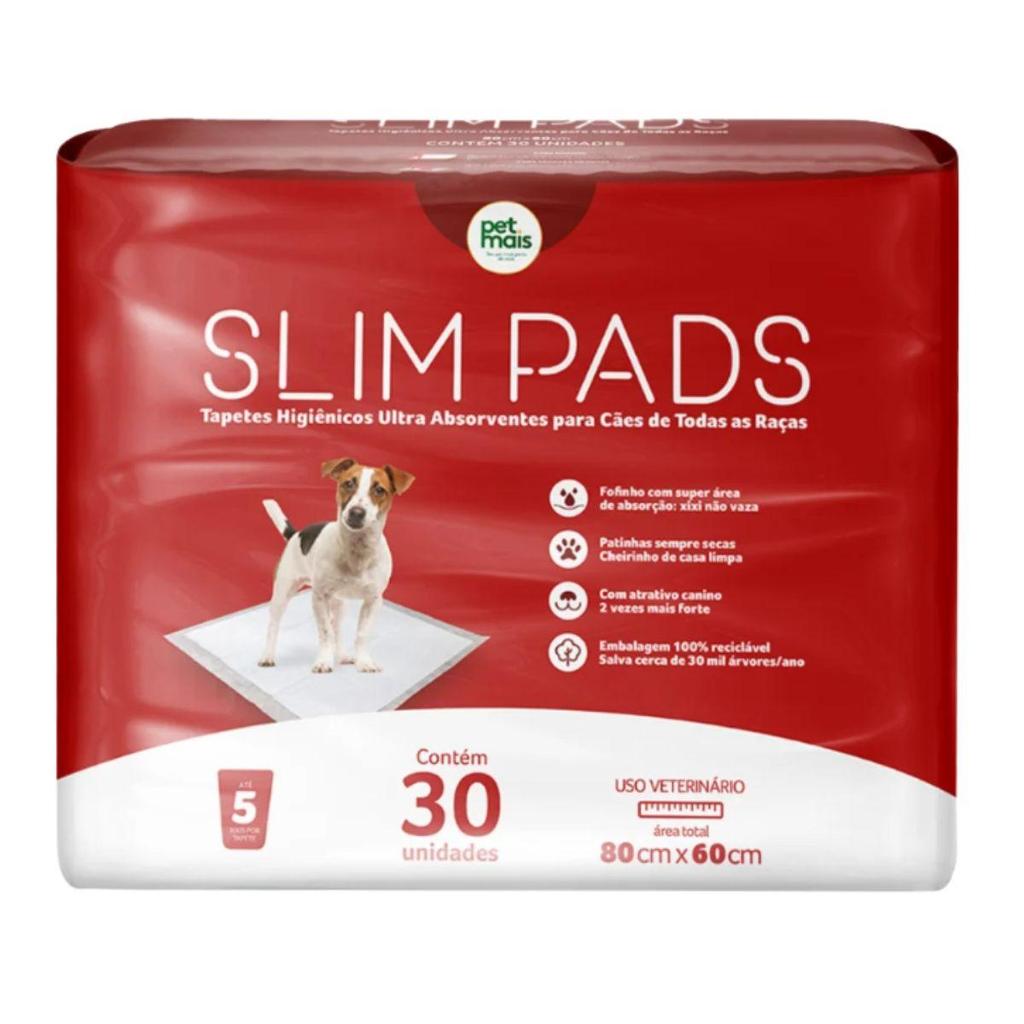 Tapete Higienico Petmais Slim Pads 30 Unid