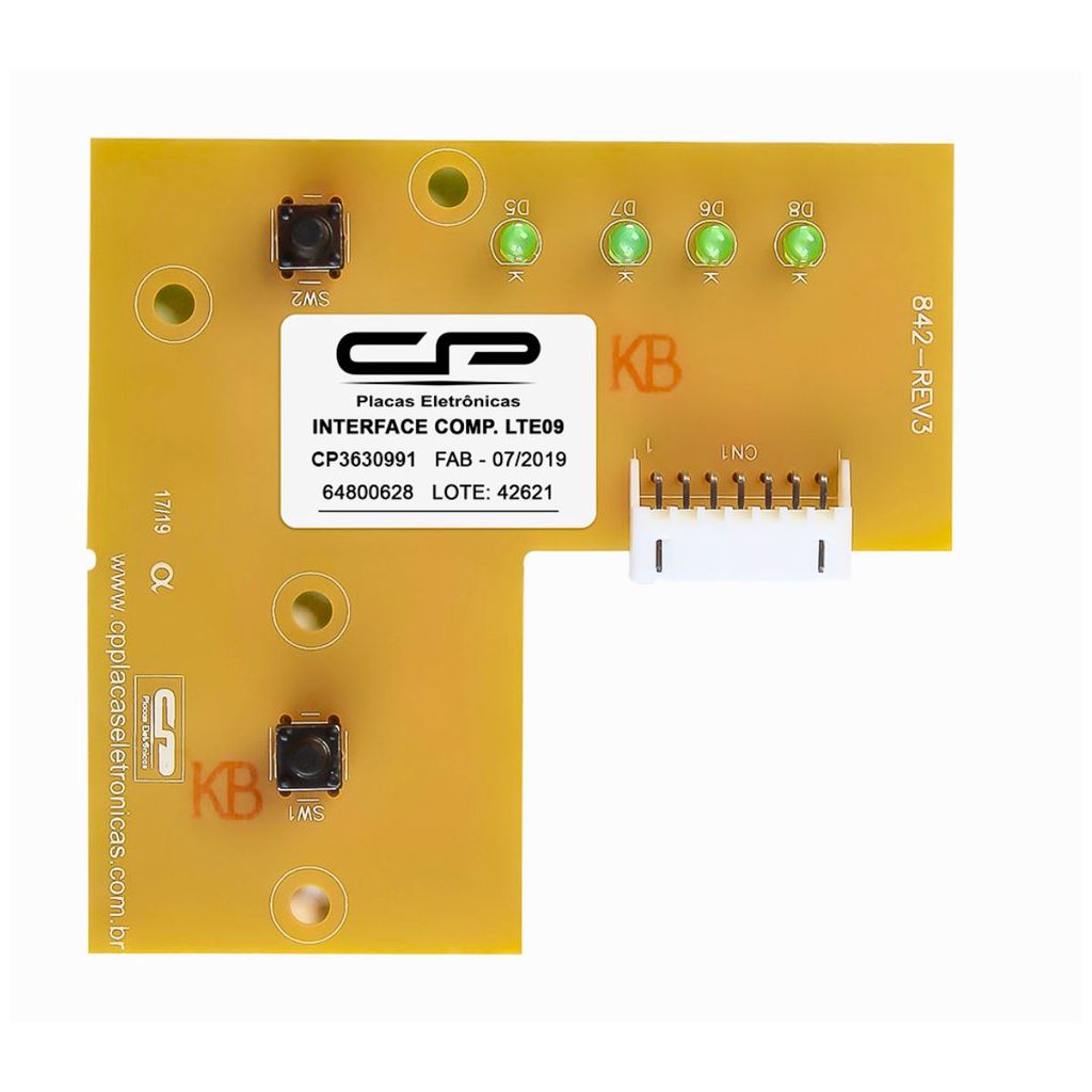 Placa Interface Lavadora Electrolux LTE09 64500189 Bivolt CP