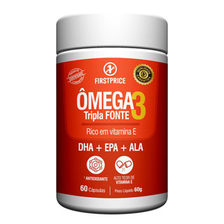 Ômega 3 Tripla Fonte Rico Vitamina E 60 Cápsulas em Oferta na Shopee