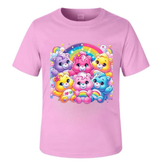 Camiseta Infantil Ursinhos Carinhosos Inspirada – Estampa Colorida,Algodão Confortável