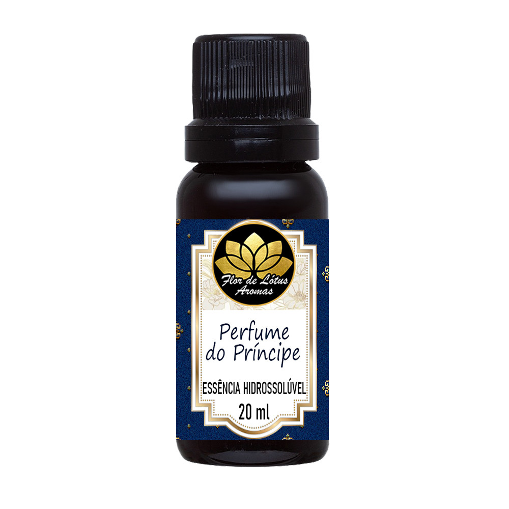 Essência Perfume do Príncipe concentrada Hidrossolúvel 20ml para aromatizador difusor base de água