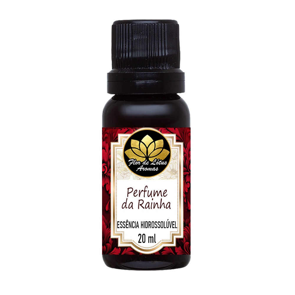 Essência Perfume da Rainha concentrada Hidrossolúvel 20ml para aromatizador difusor base de água