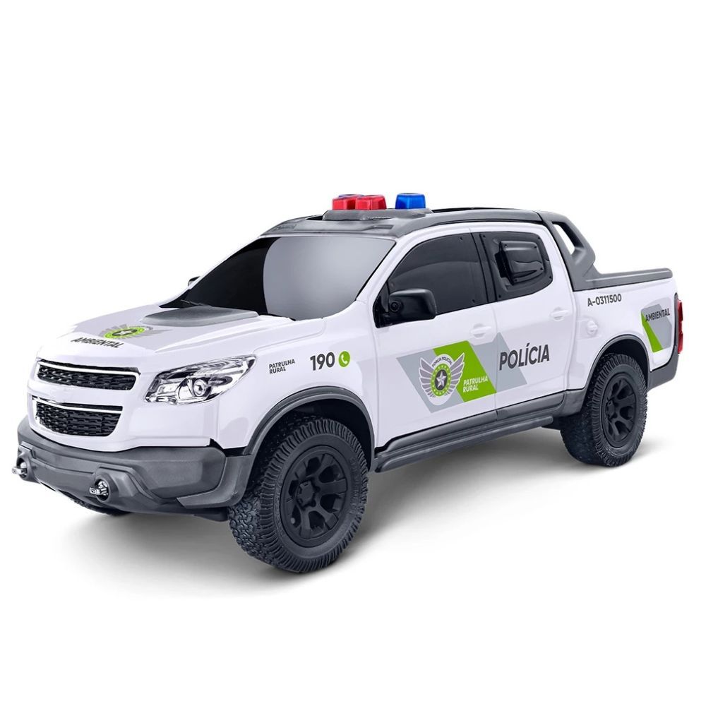 Miniatura Viatura Pick-up S10 Polícia Ambiental Roma
