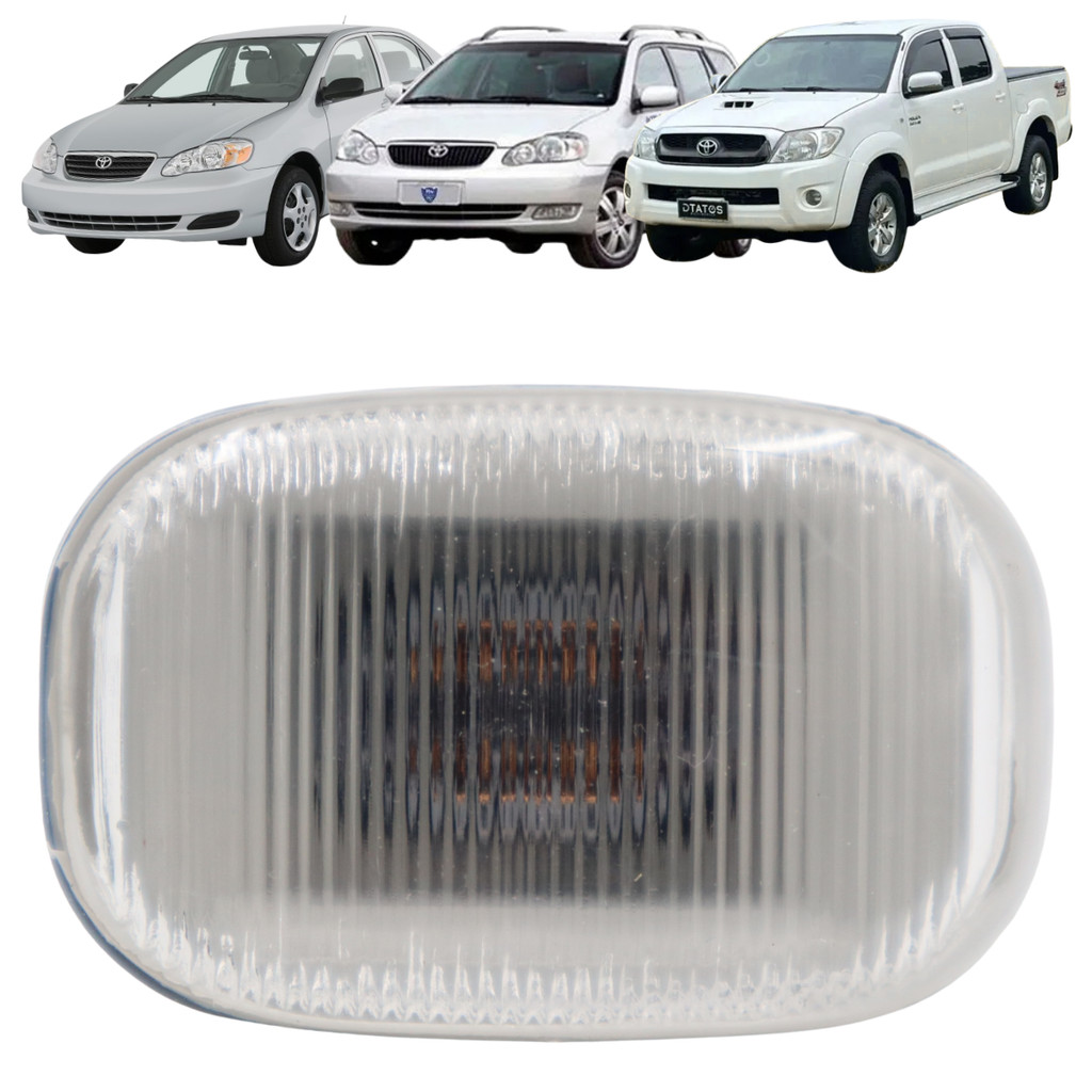 Lanterna Lateral Cor Cristal Corolla Fielder Hilux SW4 Pisca
