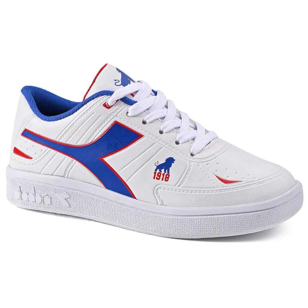 Tênis Casual Infantil Diadora Fortaleza EC Jr Branco e Azul