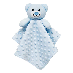 Naninha Para Bebê Ursinho Algodão Doce Azul Buba