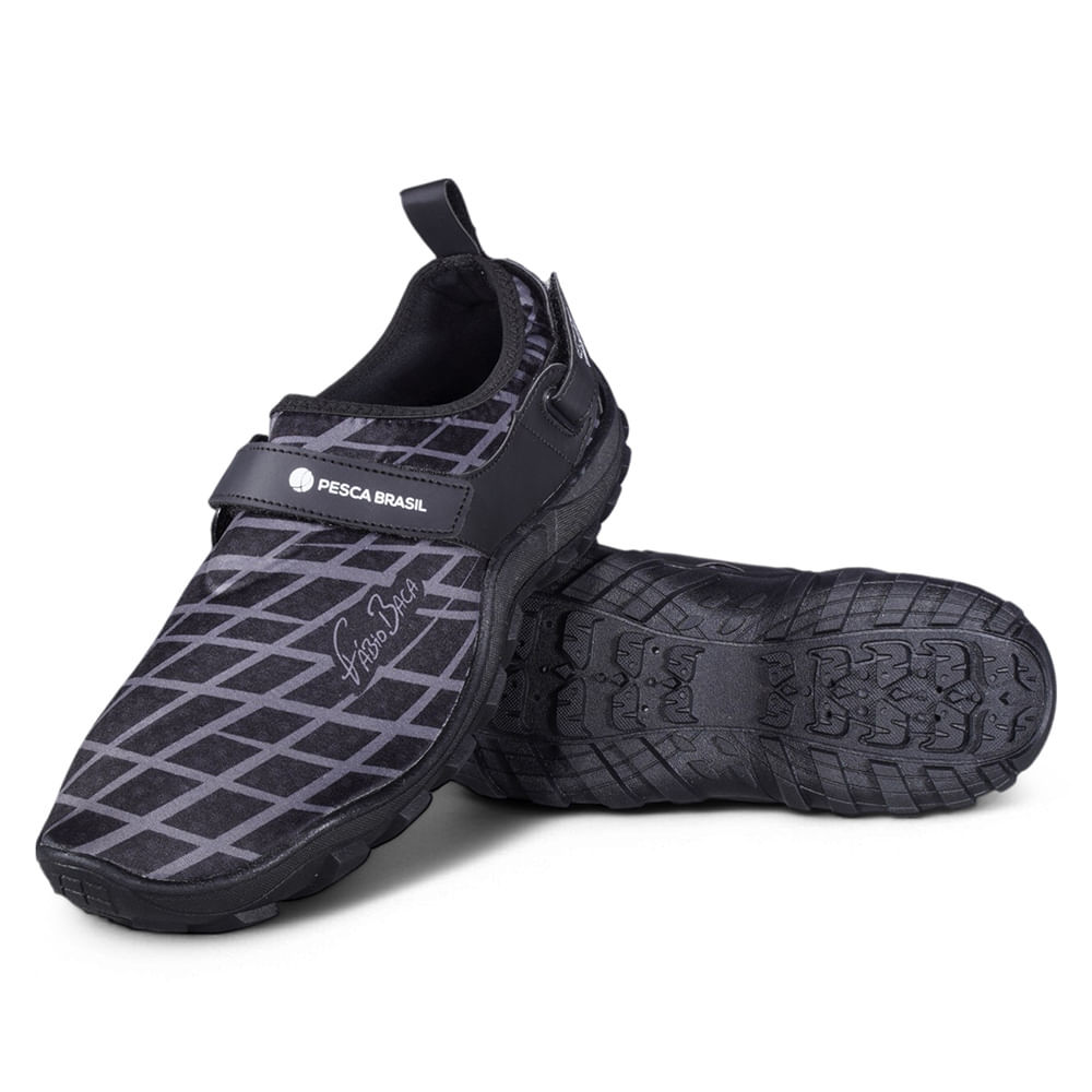 Sapatilha Aquática 28-44 Fábio Baca Antiderrapante em Neoprene com Drenagem Rápida Pesca Brasil em Oferta na Shopee