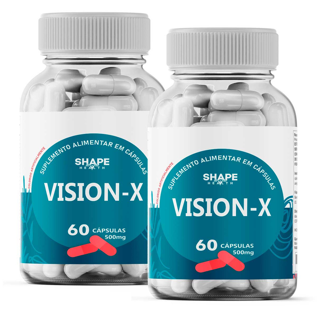 3 Vision-x Original 60 Cápsulas De Rápida Absorção Loja Oficial - Envio Imediato Vision X