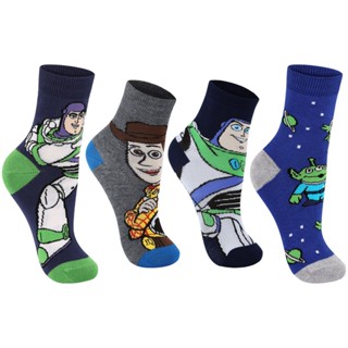 Meia Infantil Lupo Disney Toy Story Original Cano Curto Buzz Lightyear Alien Woody em Oferta na Shopee