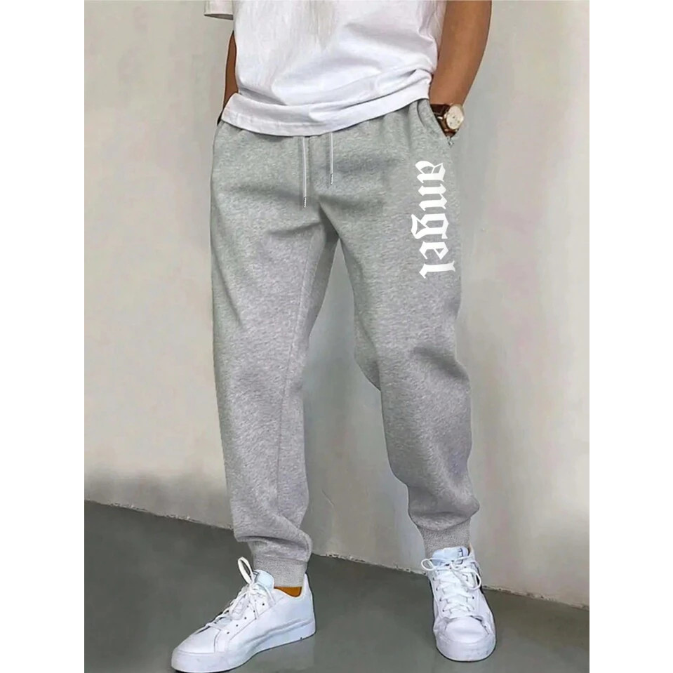 Calça Moletom Streetwear  Style  Estampa Super Estilo Confortável Estilo Casual