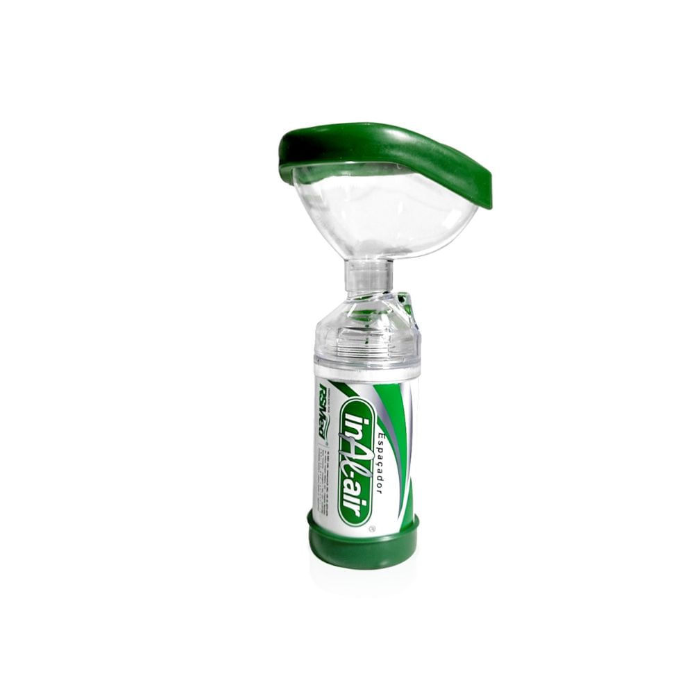 Espaçador Inal-air Tubo em Alumínio Adolescente e Adulto em Oferta na Shopee