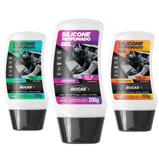 Bucas Silicone Gel Frasco Perfumado Automotivo 200g Interbrilho em Oferta na Shopee