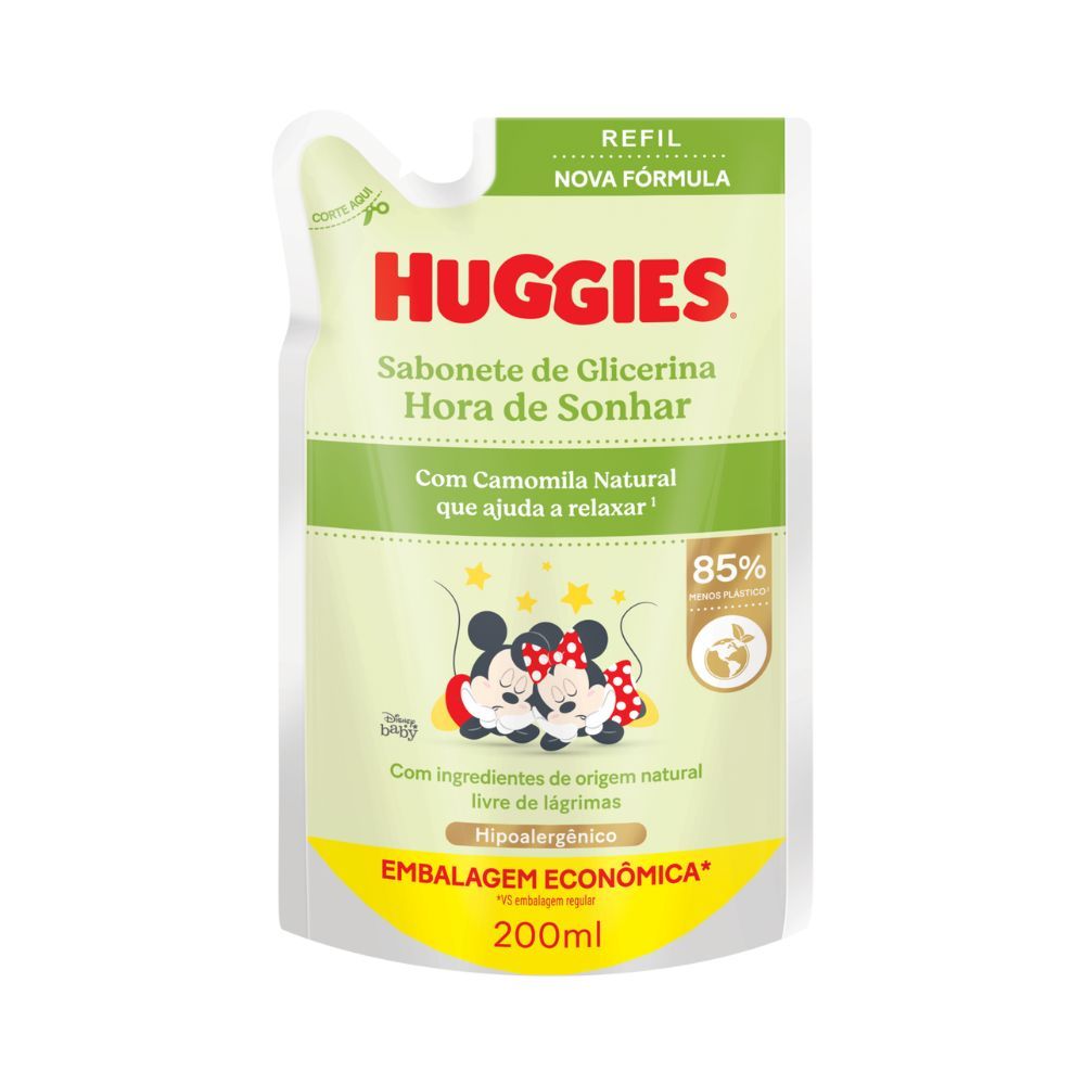 Sabonete Líquido de Glicerina Huggies Disney Baby Hora de Sonhar Camomila 200ml em Oferta na Shopee
