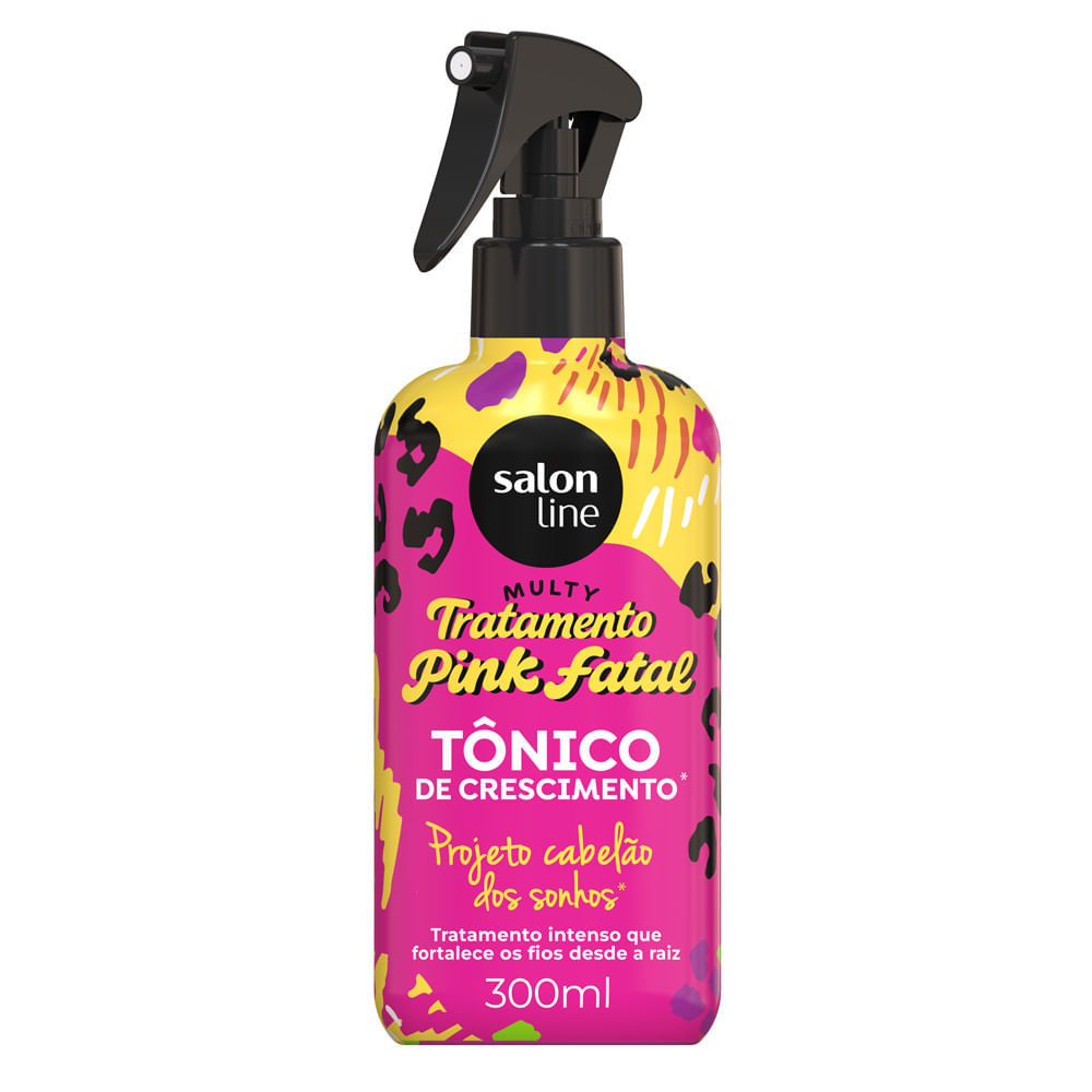 Tônico de Crescimento Salon Line Multy Tratamento Pink Fatal 300ml em Oferta na Shopee