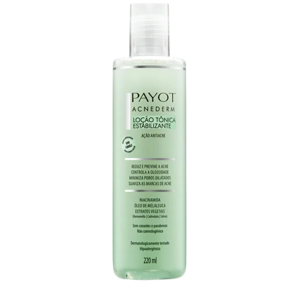 Loção Tônica Estabilizante Acnederm Payot 220ml Anti Antiacne