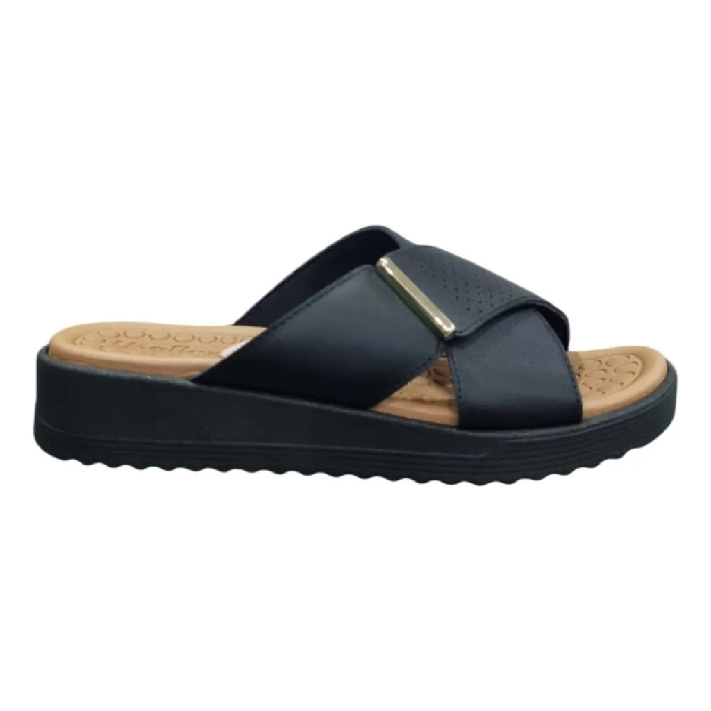 Tamanco Anabela Feminino Plataforma Usaflex Confortavel Lindo Macio Leve Charmoso Versatil Atual Pratico Qualidade Top