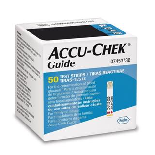 Tiras de Glicemia Accu-chek Guide - 50 Unidades em Oferta na Shopee