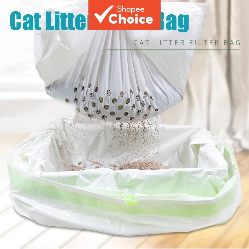 Forros De Caixa De Areia Para Gatos Com Cordão , Sacos De Filtro Reutilizáveis , Limpeza De Resíduos De Animais De Estim